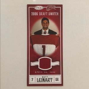 Matt Leinart Game Used Jersey Swatch